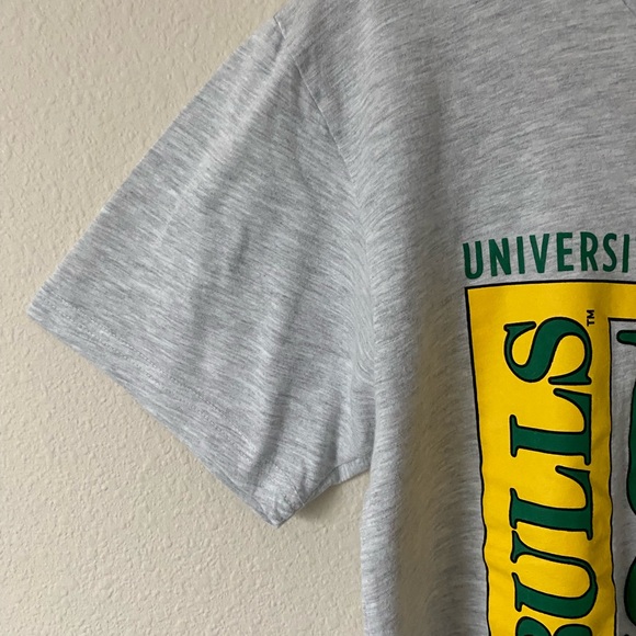 USF Bulls Collegiate Unisex Grey Short Sleeve T-shirt by Homefield Size M Unisex - Picture 4 of 13